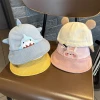 وقبعات الأطفال مشردة من الخريف والشتاء بقبعات كبيرة من قبعات الأطفال الكرتونية المحببة المحببة Specification image
